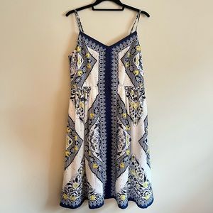 Patterned Banana Republic Dress